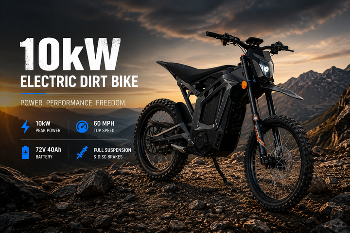 Yasyas 10kW 72V Electric Dirt Bike