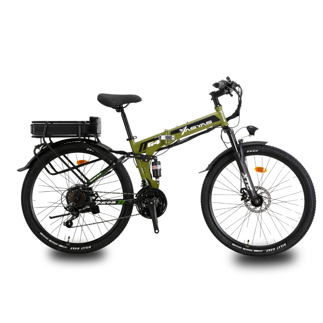 klappbare elektrofahrräder Yasyas G4 26" faltbares elektrisches Mountainbike – YASYAS