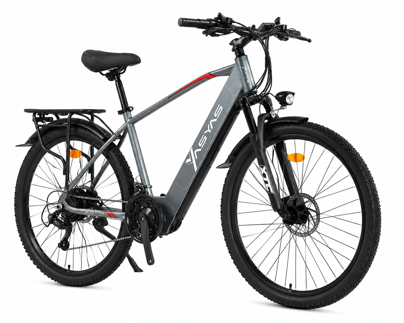 YASYAS X7 Electric Mountain Bike, Black