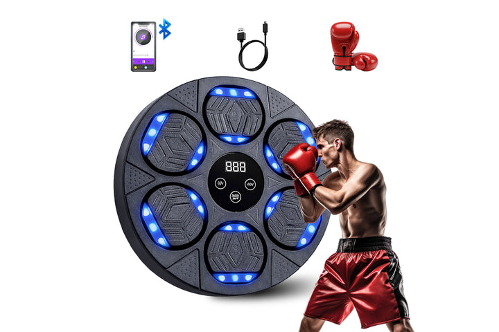 Music Boxing Machine for Adults with LED Targets