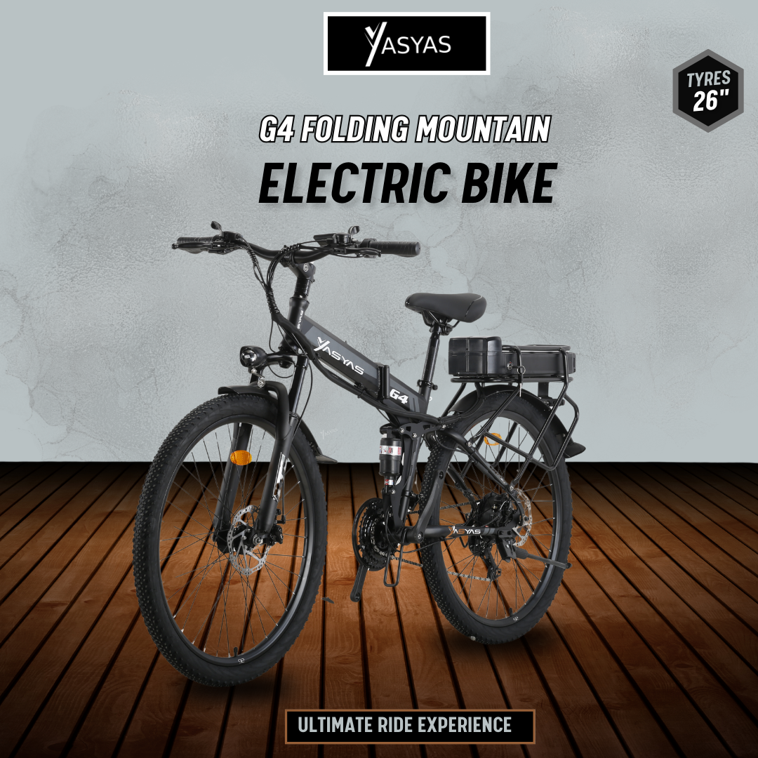faltbares e mountainbike Yasyas G4 26" faltbares elektrisches Mountainbike – YASYAS
