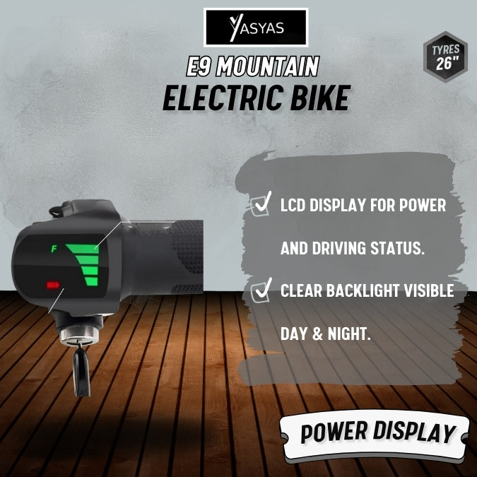 Yasyas E9 EMTB 26" Electric Mountain Bike