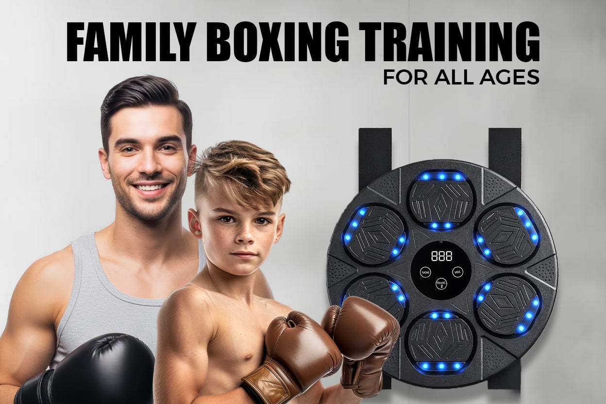 Music Boxing Machine for Adults with LED Targets