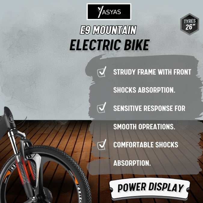 Yasyas E9 EMTB 26" Electric Mountain Bike