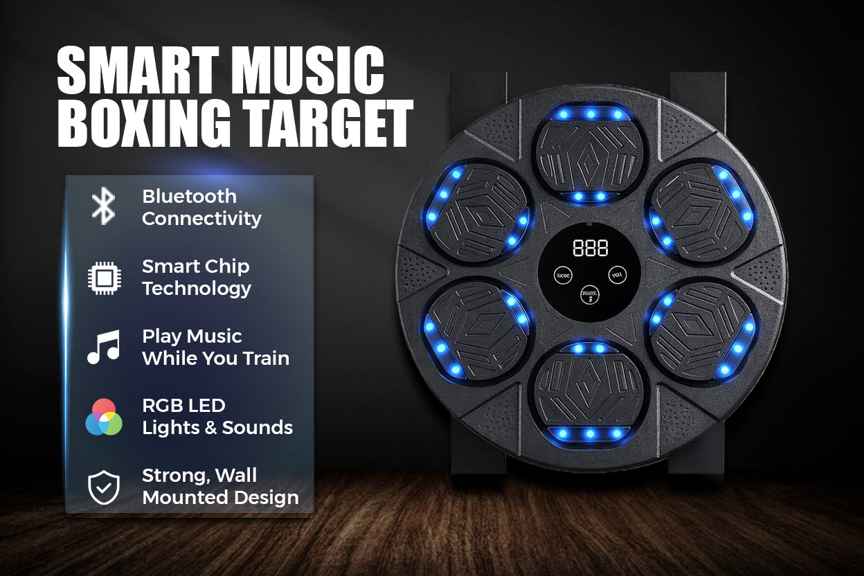 Music Boxing Machine for Adults with LED Targets