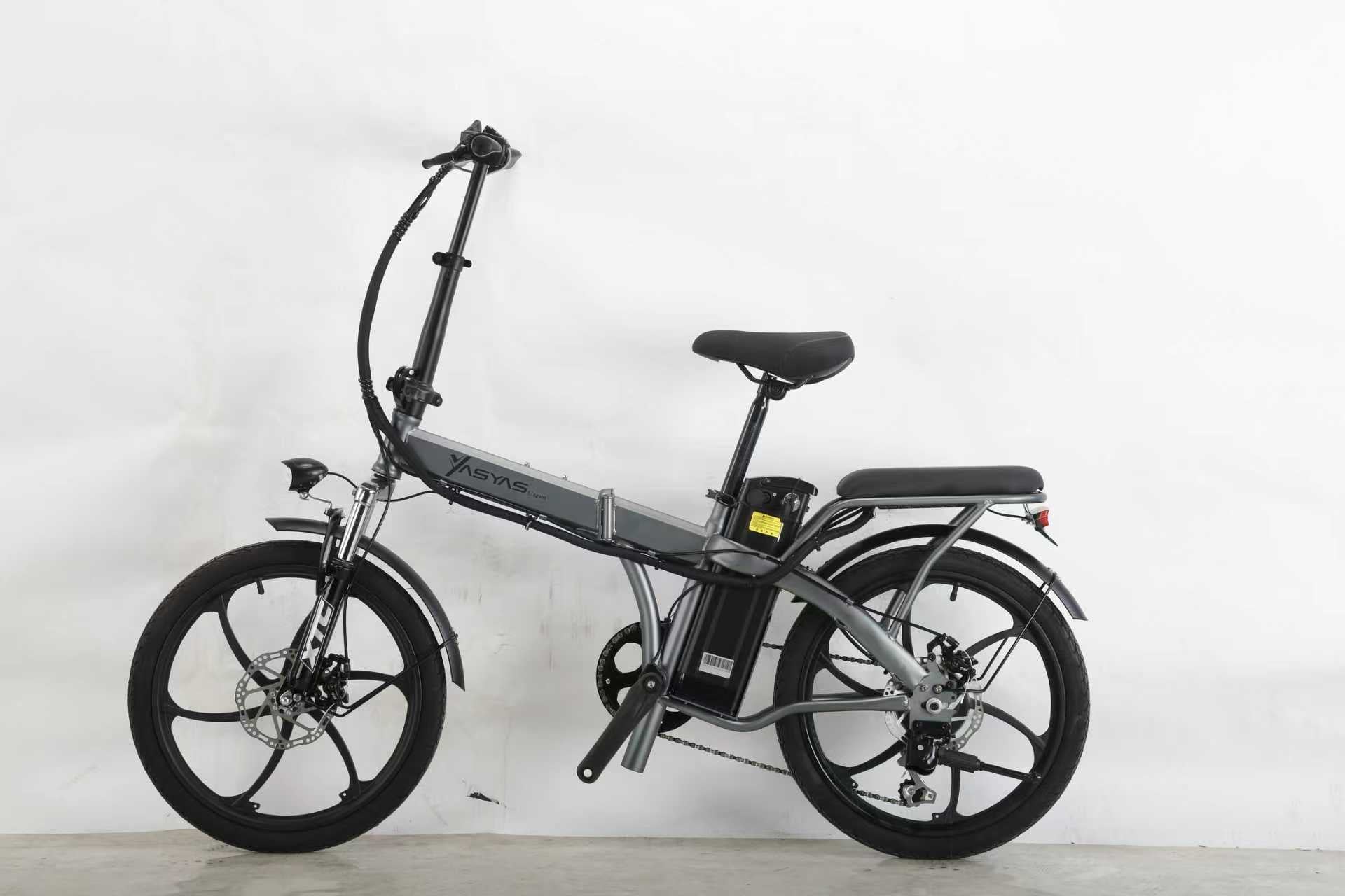 YASYAS Electric Bicycle, 20" Portable Bike - Folding Electric Bike