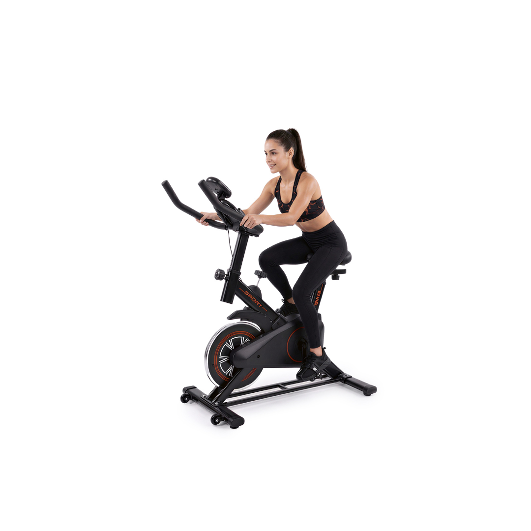 Indoor Exercise Bike Friction Resistance Spin Bike for Home Gym