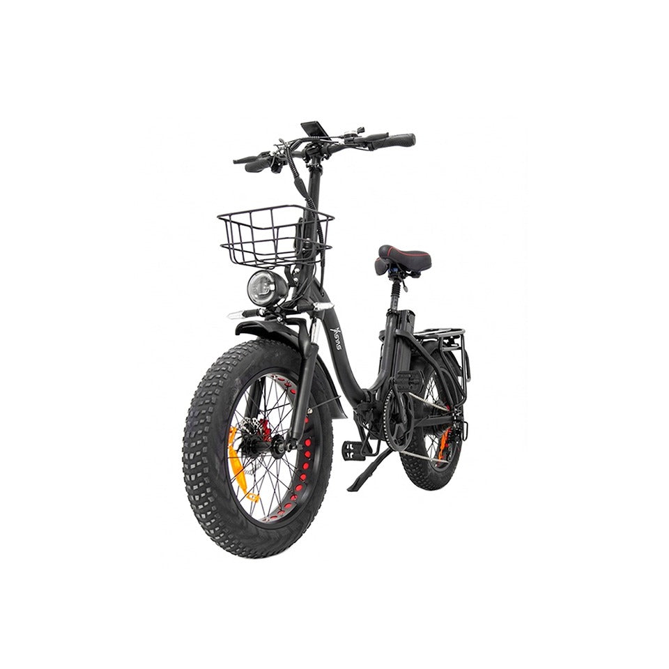 Yasyas Fat Tyre Mark X Folding Electric Bike 48V 25A | 250W Motor | 150 KM Range | Off-Road E-Bike