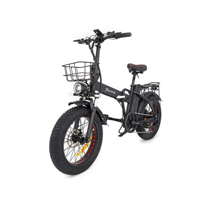 Yasyas Fat Tyre Mark XR Folding Electric Bike 48V 25A | 250W Motor | 150KM Range | Off-Road E-Bike