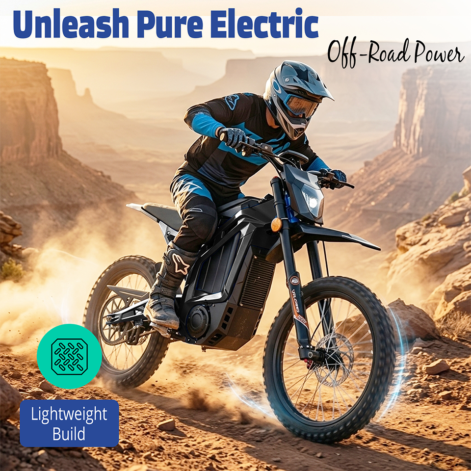 Yasyas Electric Bike for Adults 4000W 72V 40Ah Off Road Electric Bike, High Speed 90kmh Electric Dirt Bike, 120km Range, Full Suspension, Hydraulic Disc Brakes, All Terrain Motocross Style UK