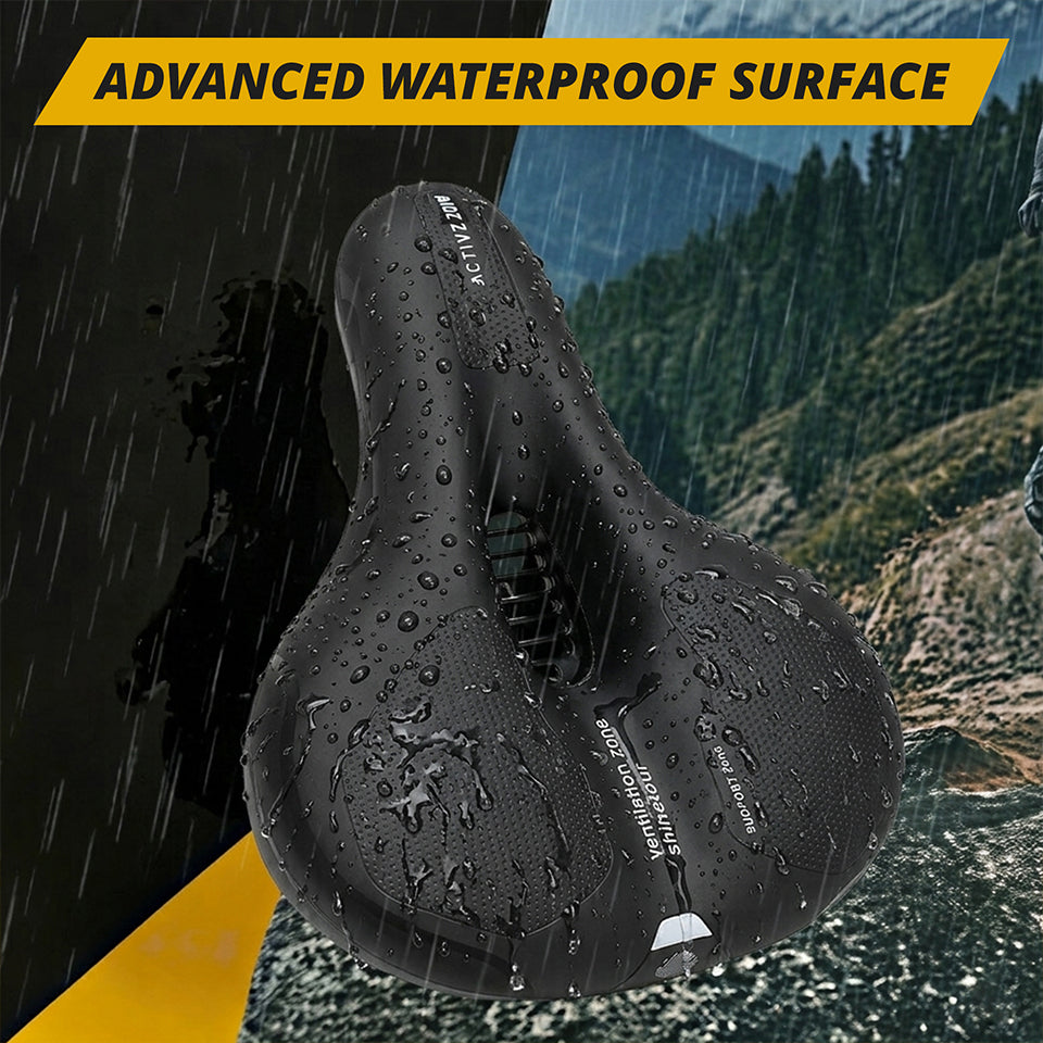YASYAS Comfortable Foam E-Bike Seat – Comfortable Ergonomic Bicycle Saddle for Long Distance & Daily Riding