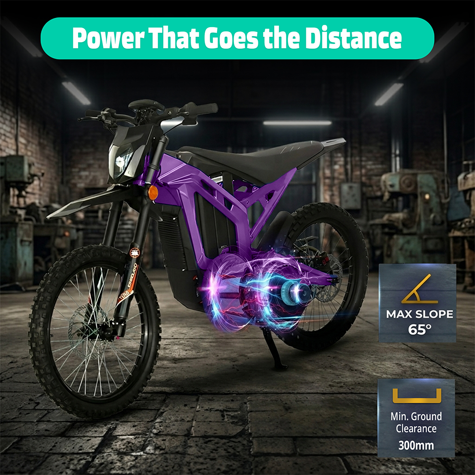Yasyas Electric Bike for Adults 4000W 72V 40Ah Off Road Electric Bike, High Speed 90kmh Electric Dirt Bike, 120km Range, Full Suspension, Hydraulic Disc Brakes, All Terrain Motocross Style UK