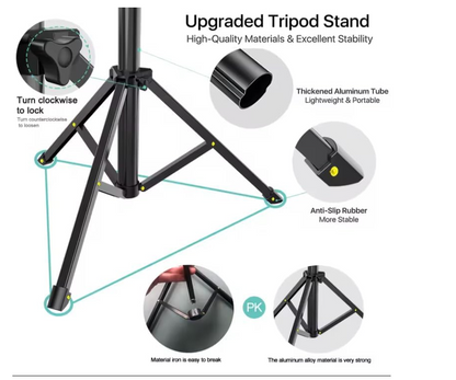 Ring Light for Videos, LED Ring Light