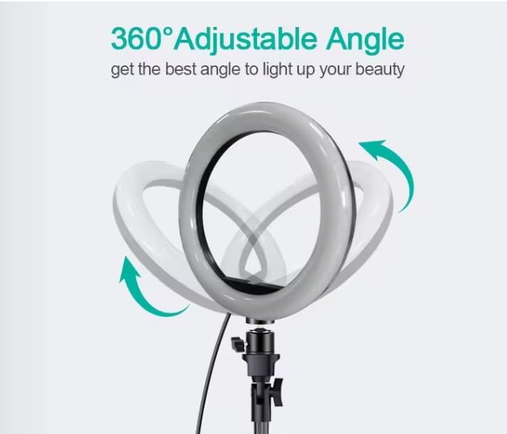 Adjustable Ring Light, RGB Ring Light