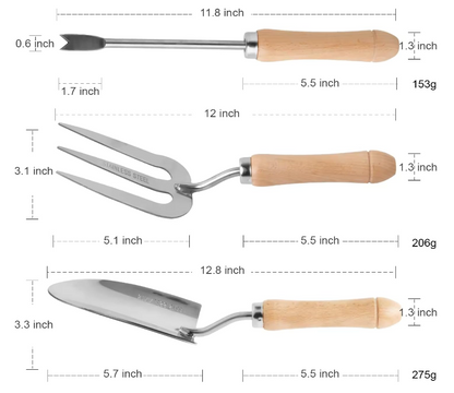 Garden Tools for Weeding, Garden Tools for Planting, Gardening Kit