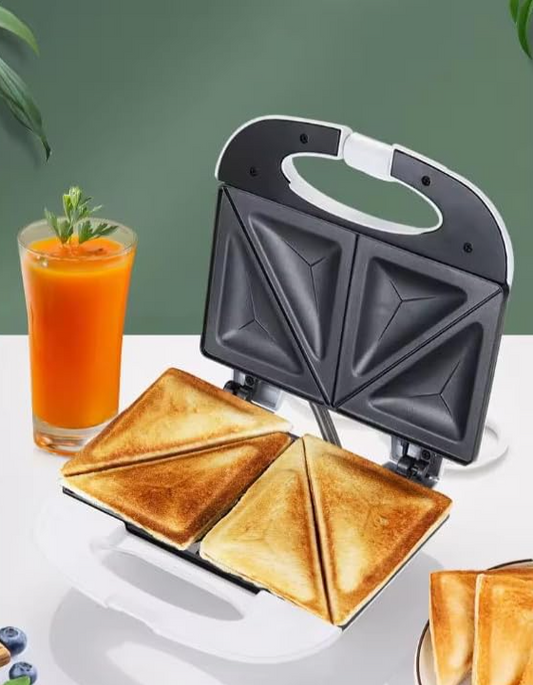 2-in-1 Sandwich Toaster, Waffle Maker Combo