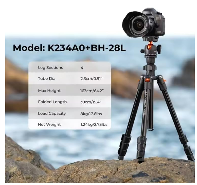 Lightweight Camera Tripod, Photography Tripod, Tripod for DSLR