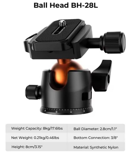 Heavy-Duty Camera Tripod, Tripod for Vlogging