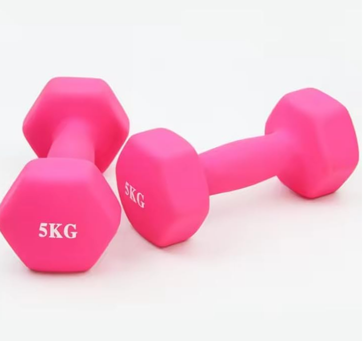 5 KG Dumbbells, Fitness Dumbbells, Dumbbells for Home Workout Exercise Weights, 