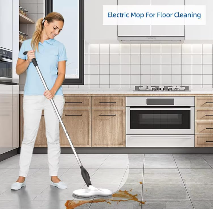 Spin Rotation Mop, Cordless Electric Mop