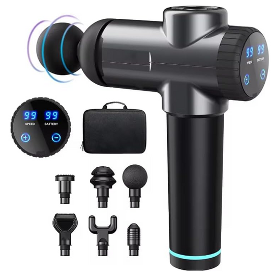 Cordless Massage Gun, LCD Display Massage Gun