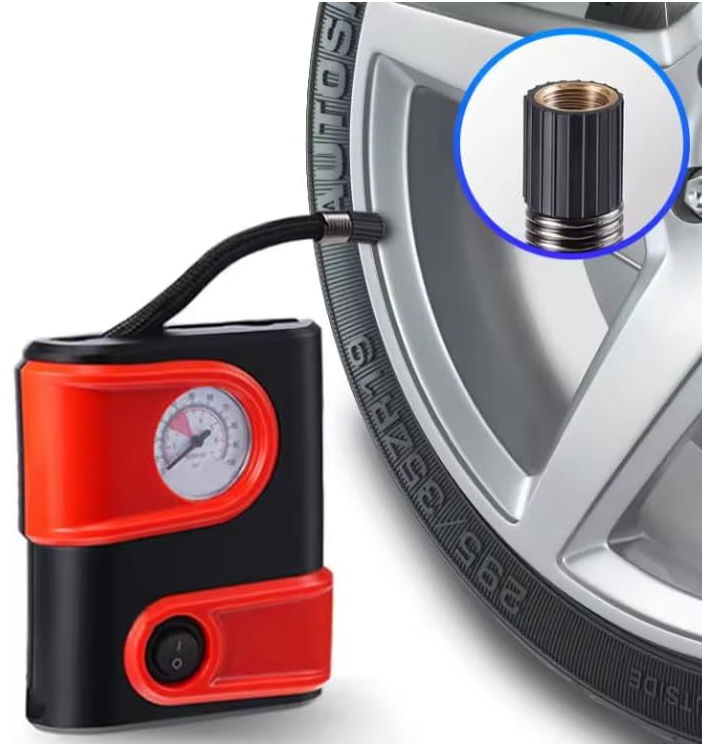 12V Mini Tire Inflator, Digital Air Pump