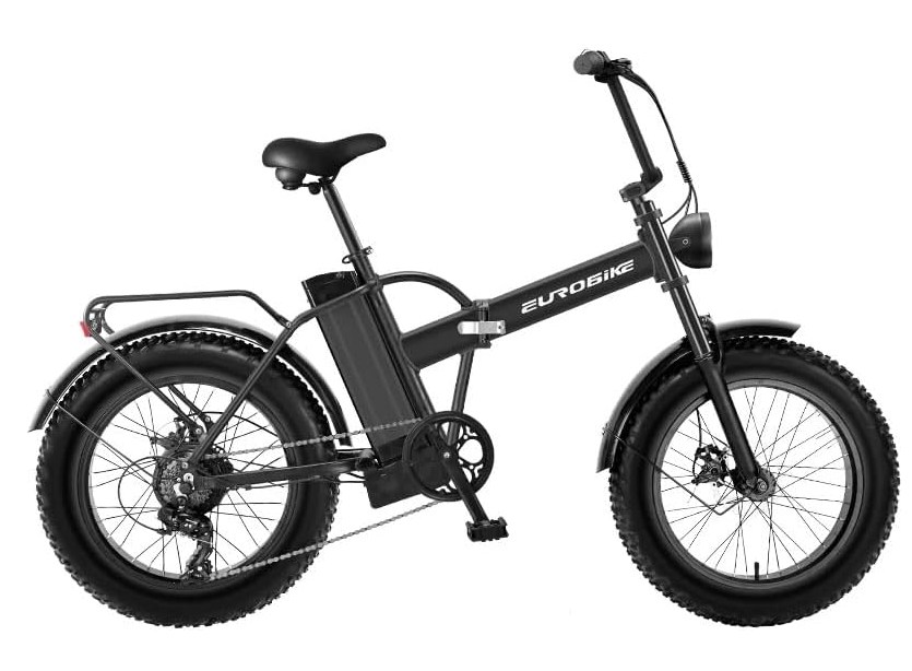 Eurobike Folding Electric Bike, 20" Wheel E Bike