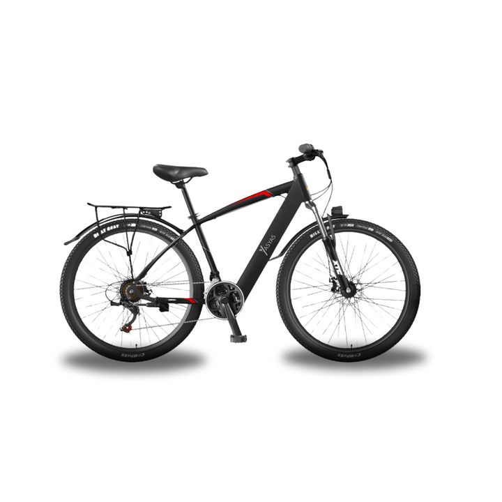 YASYAS X7 Electric Mountain Bike, Black