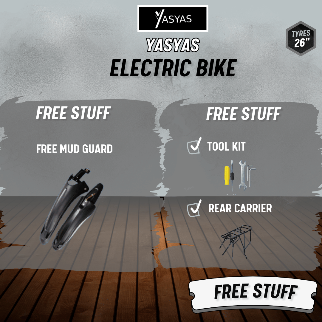 PRE ORDER- YASYAS X7 Electric Mountain Bike, Black