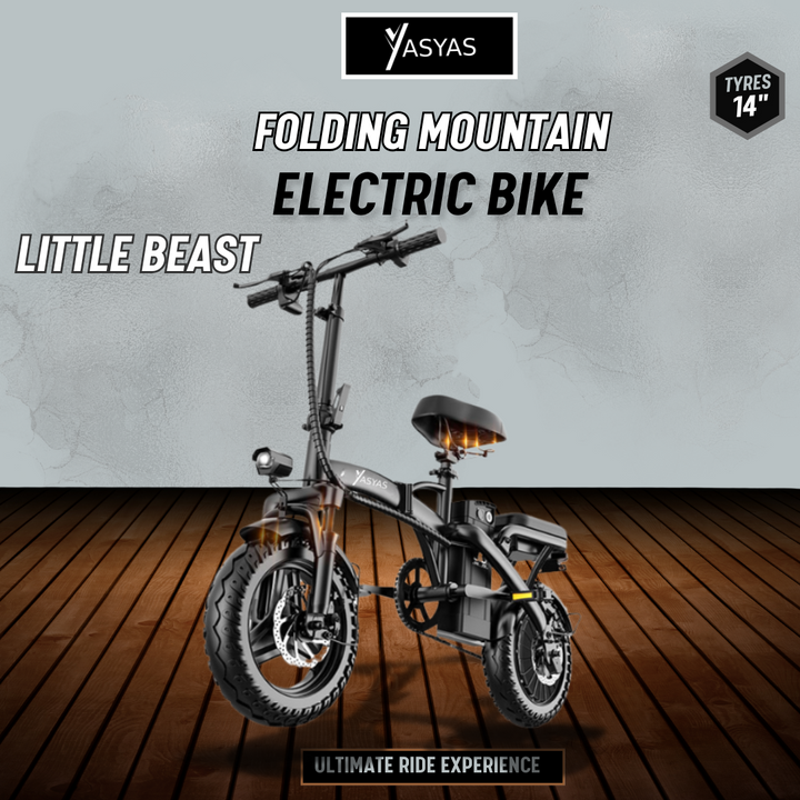 Pre Order YASYAS 14" Flying Pigeon/Little Beast Electric Folding Bike