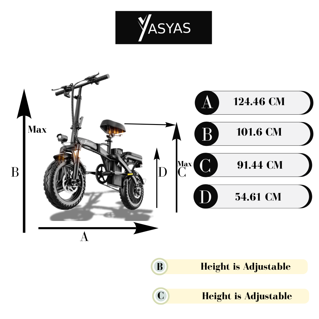Yasyas Little Beast 14" Electric Bike 48V 15A