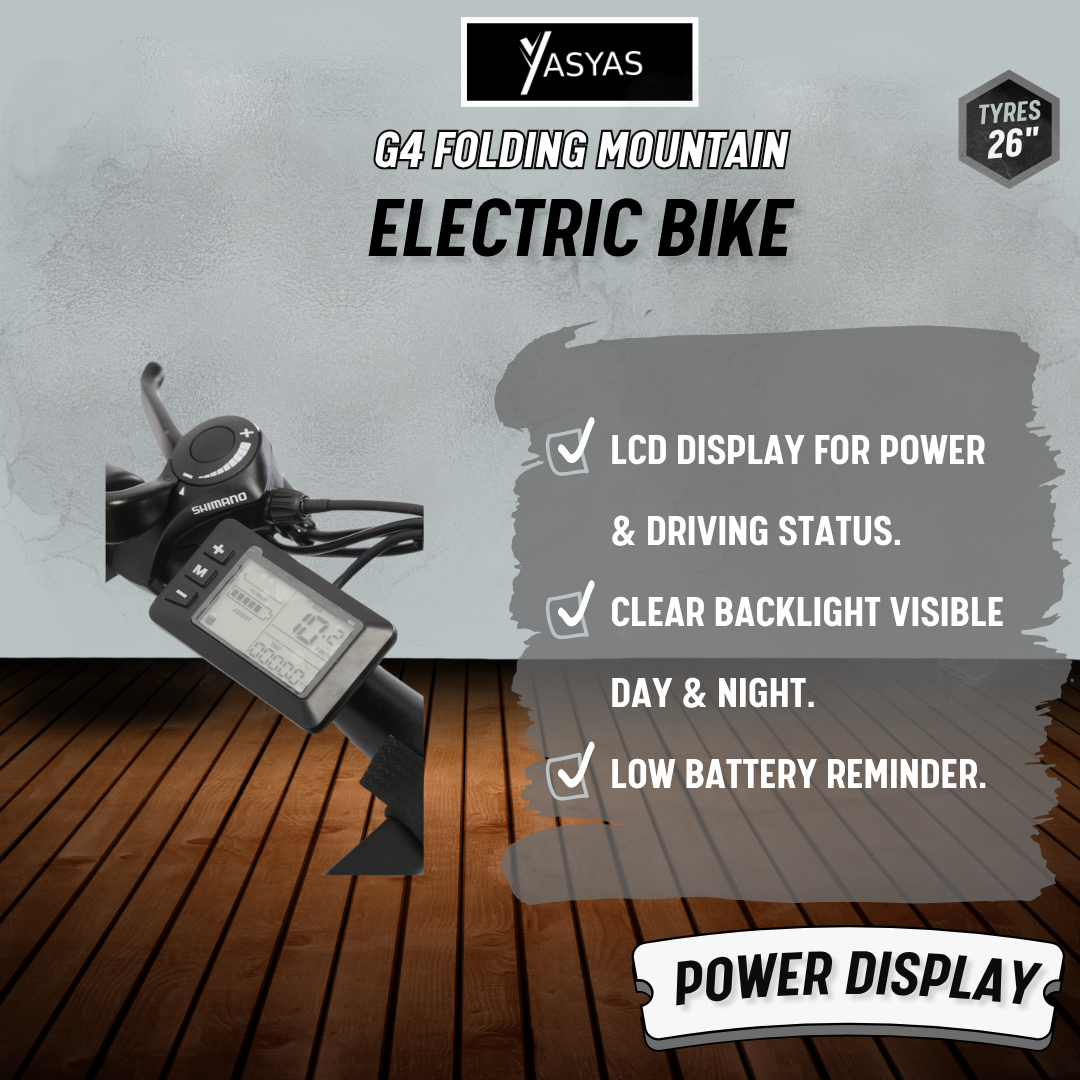 Yasyas G4 26" faltbares elektrisches Mountainbike 
