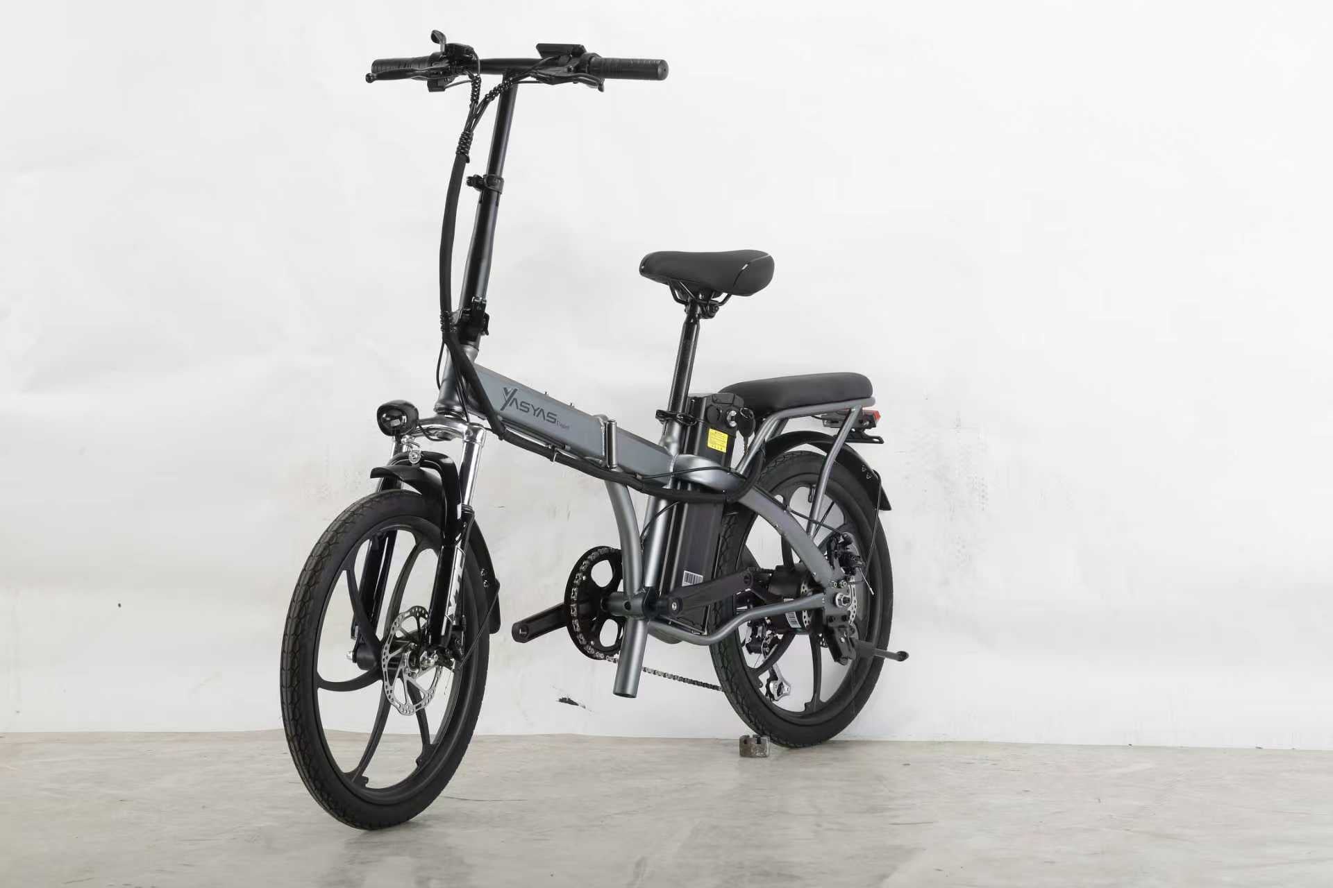 YASYAS Electric Bicycle, 20" Portable Bike - Folding Electric Bike