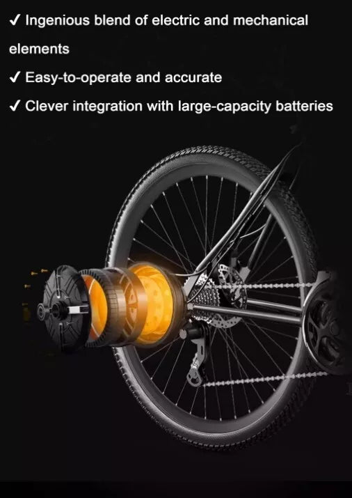 PRE ORDER: Folding Electric Bike 400W with 20" Wheel, 4.0 Fat Tire E Bike with Dual Disc Brakes